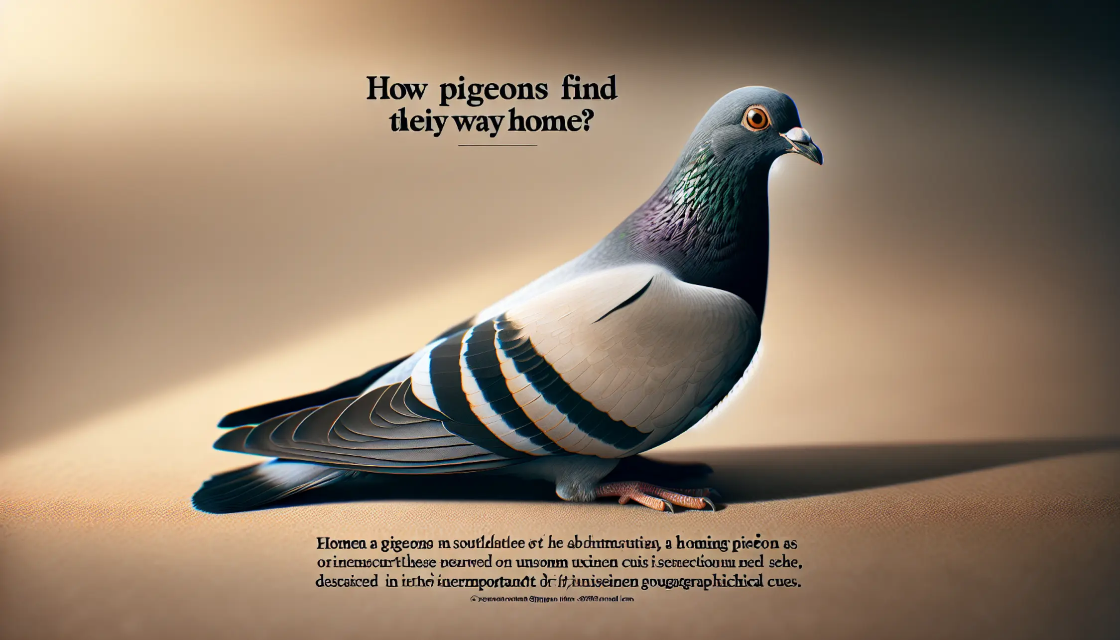 Come fanno i piccioni a orientarsi?