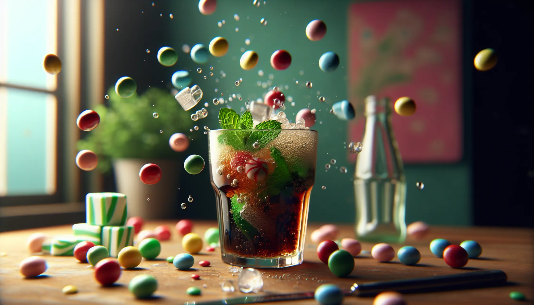 Cosa succede se mangi mentine e bevi Coca-Cola?