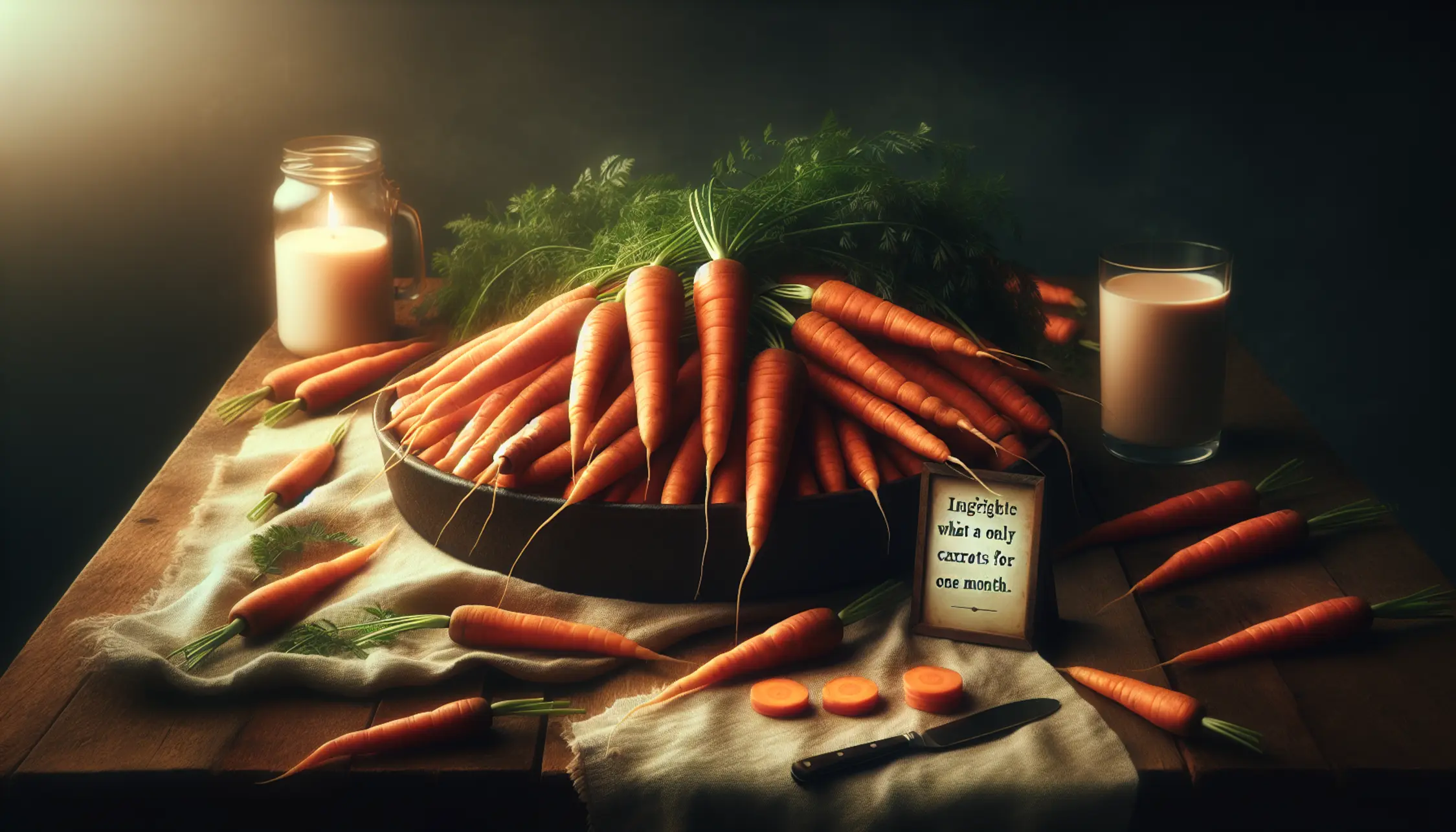 Cosa succede se mangi solo carote per un mese?