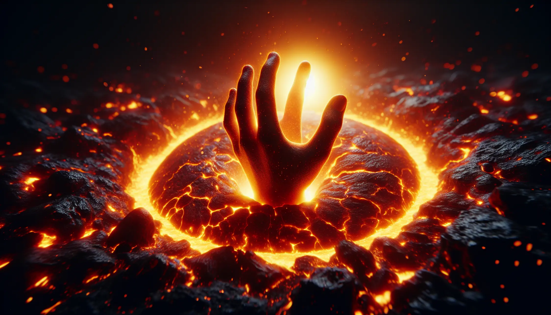 Cosa succede se tocchi lava con la mano?