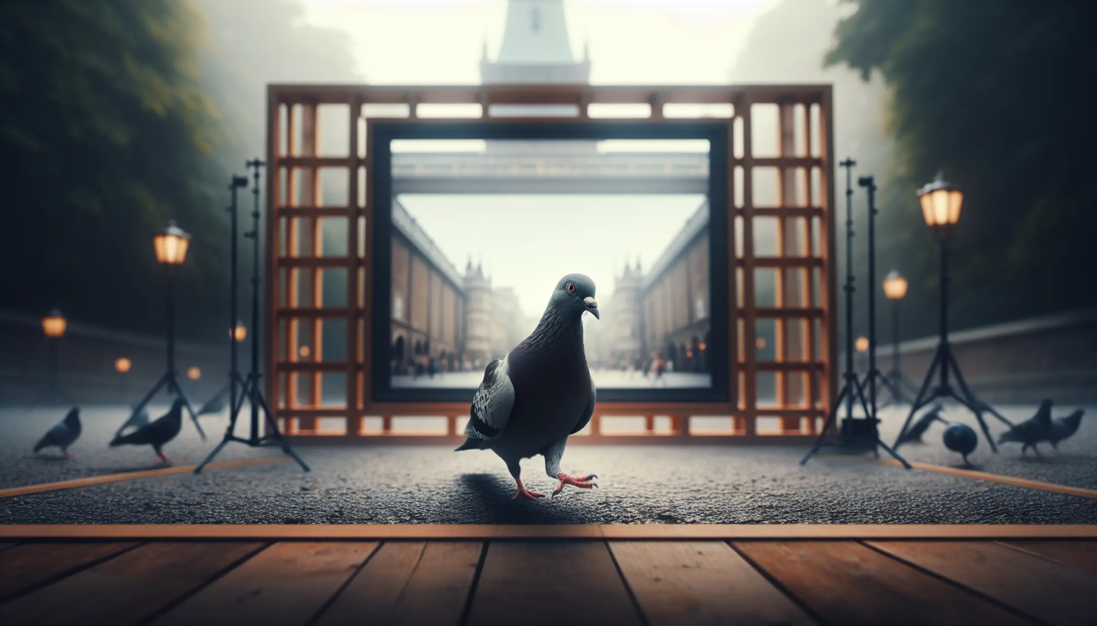 Perché i piccioni si muovono con la testa a scatti?