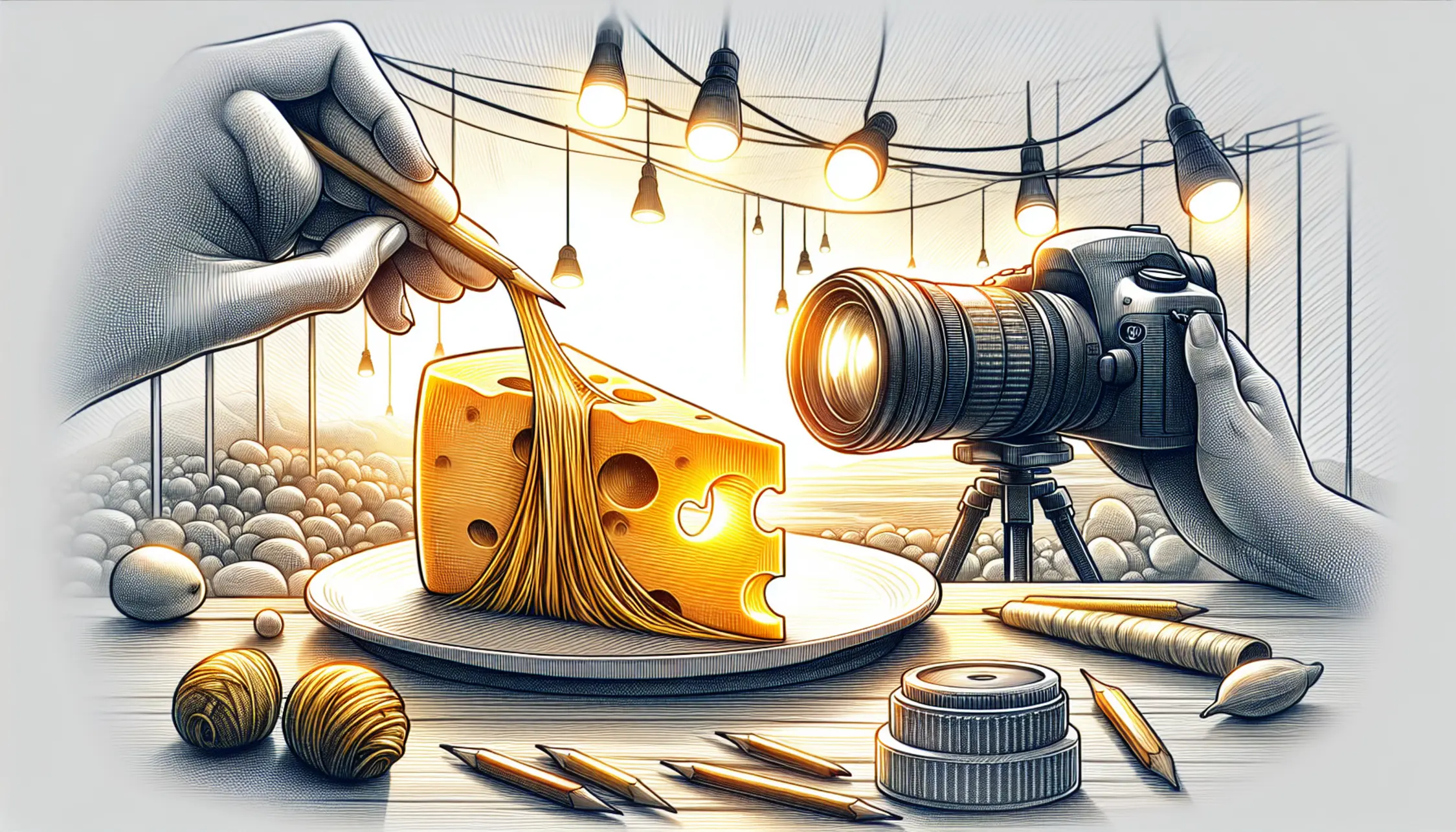 Perché il formaggio filante si comporta così?