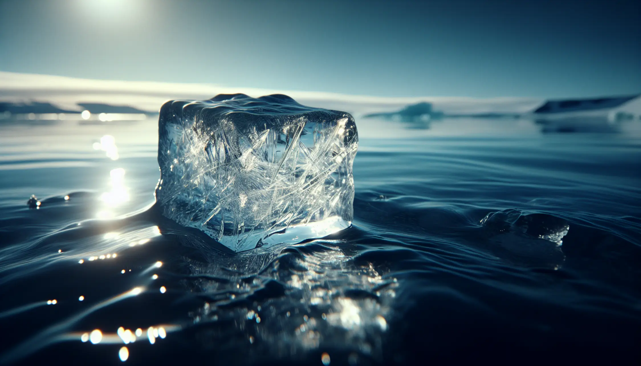 Perché il ghiaccio galleggia sull'acqua?