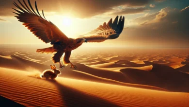 Le aquile possono vedere un coniglio a 3 km?