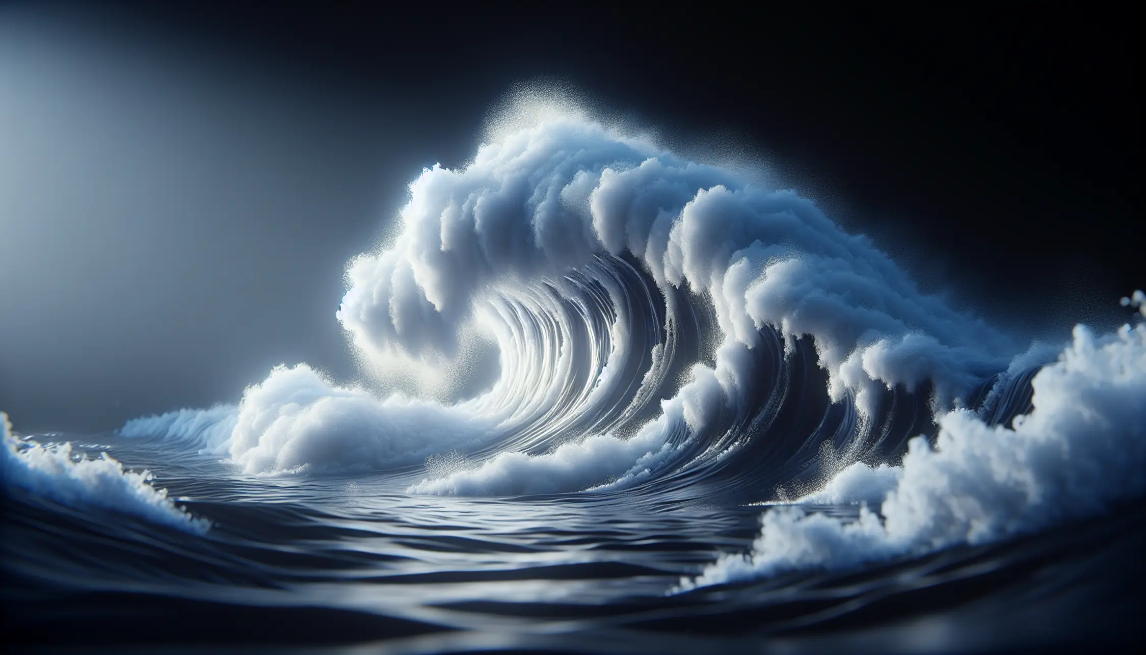 Come si forma la schiuma nel mare?