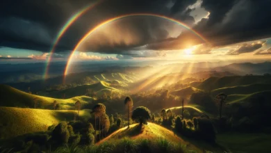 Come si forma un arcobaleno doppio?