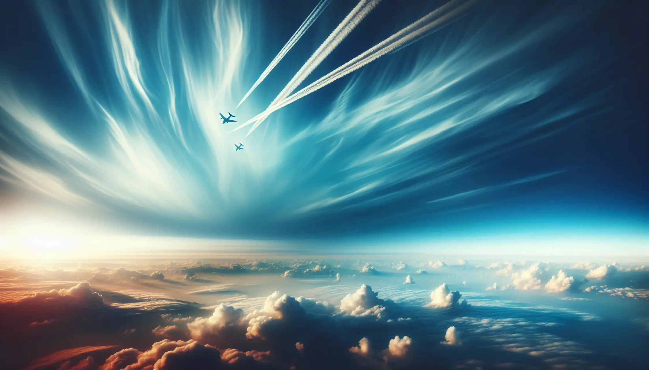 Perché gli aerei lasciano scie nel cielo?