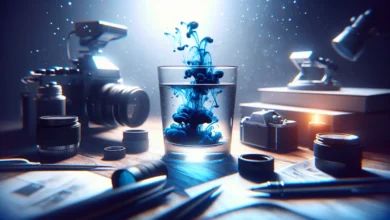 Perché l’inchiostro si disperde nell’acqua?